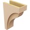 Ekena Millwork 5"W x 10"D x 15"H Classic Helena Rough Cedar Woodgrain TimberThane Corbel, Primed Tan CORUR05X10X15HELRCPR - alternate 6